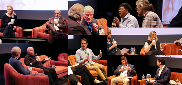 A collage of several people sitting on chairs  AI-generated content may be incorrect.